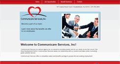 Desktop Screenshot of communicareservices.org